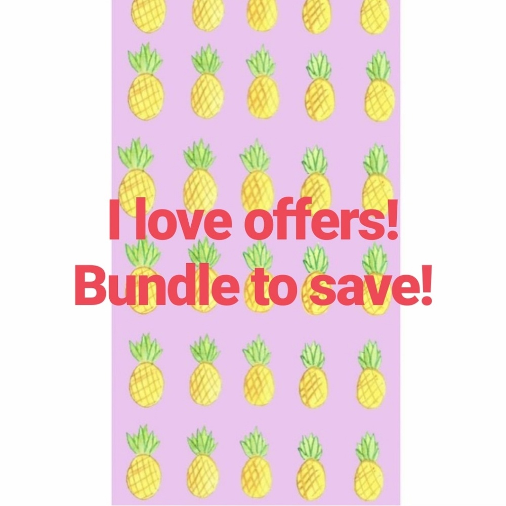 All reasonable offers accepted